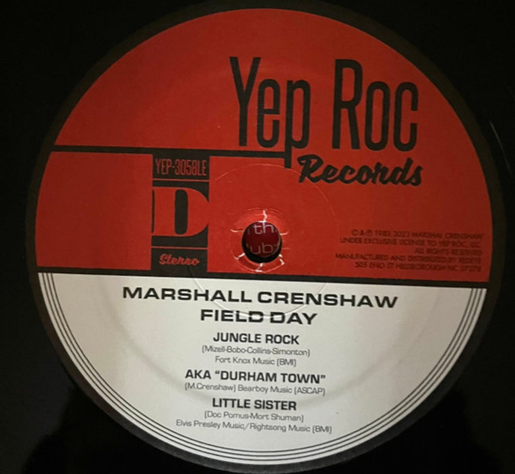 Marshall Crenshaw – Field Day (2-LP Vinyl) Vinyl Record