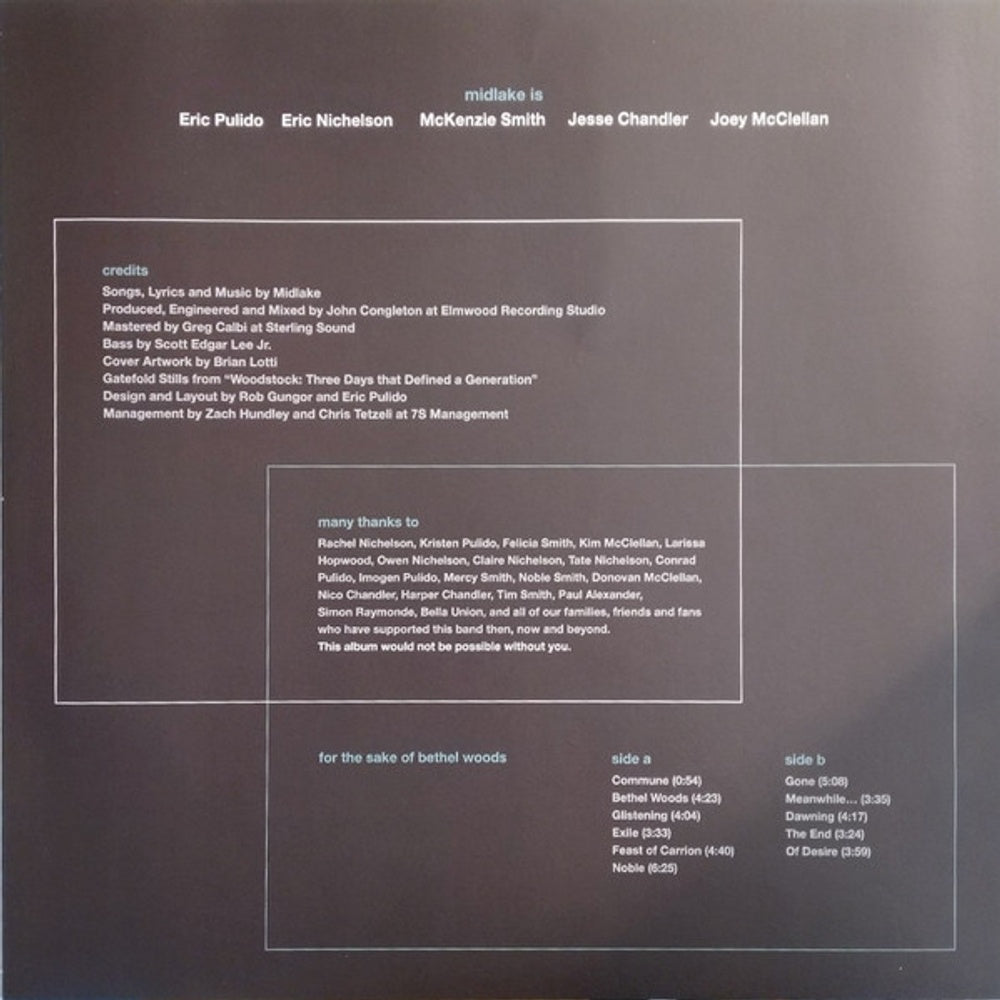 Midlake – For The Sake Of Bethel Woods (LP Vinyl) Vinyl Record