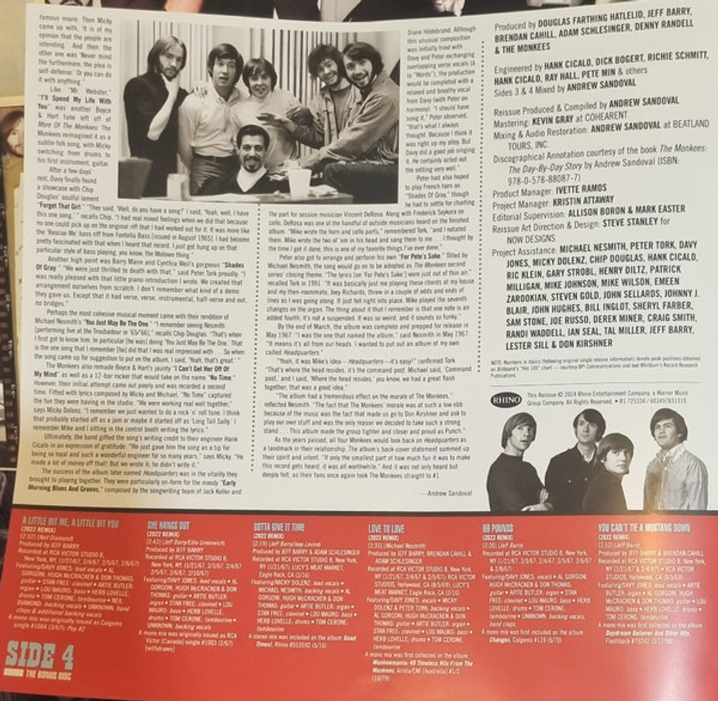 The Monkees – Headquarters (2-LP Vinyl) Vinyl Record