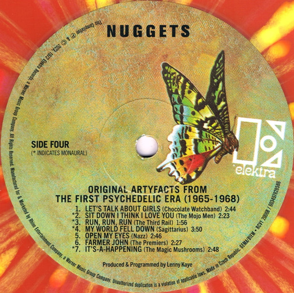Nuggets – Original Artyfacts From The First Psychedelic Era (Orange Psychedelic 2-LP Vinyl) Vinyl Record