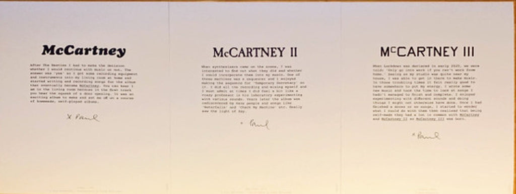 Paul McCartney – McCartney I / II / III (3-LP Vinyl) Vinyl Record