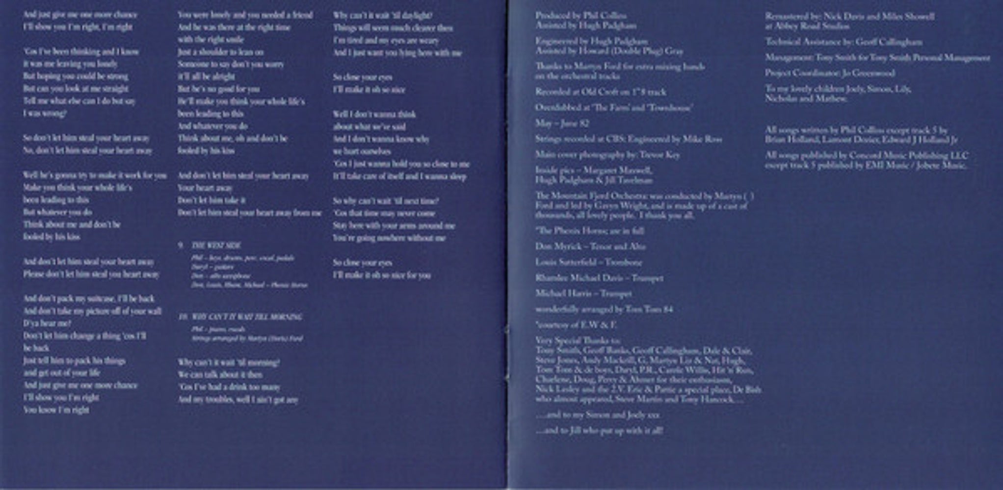 Phil Collins – Hello I Must Be Going Music CD