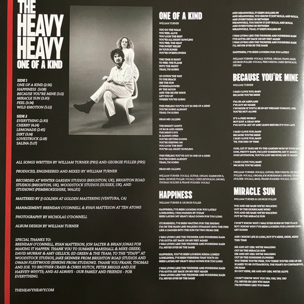 The Heavy Heavy – One Of A Kind (LP Vinyl) Vinyl Record