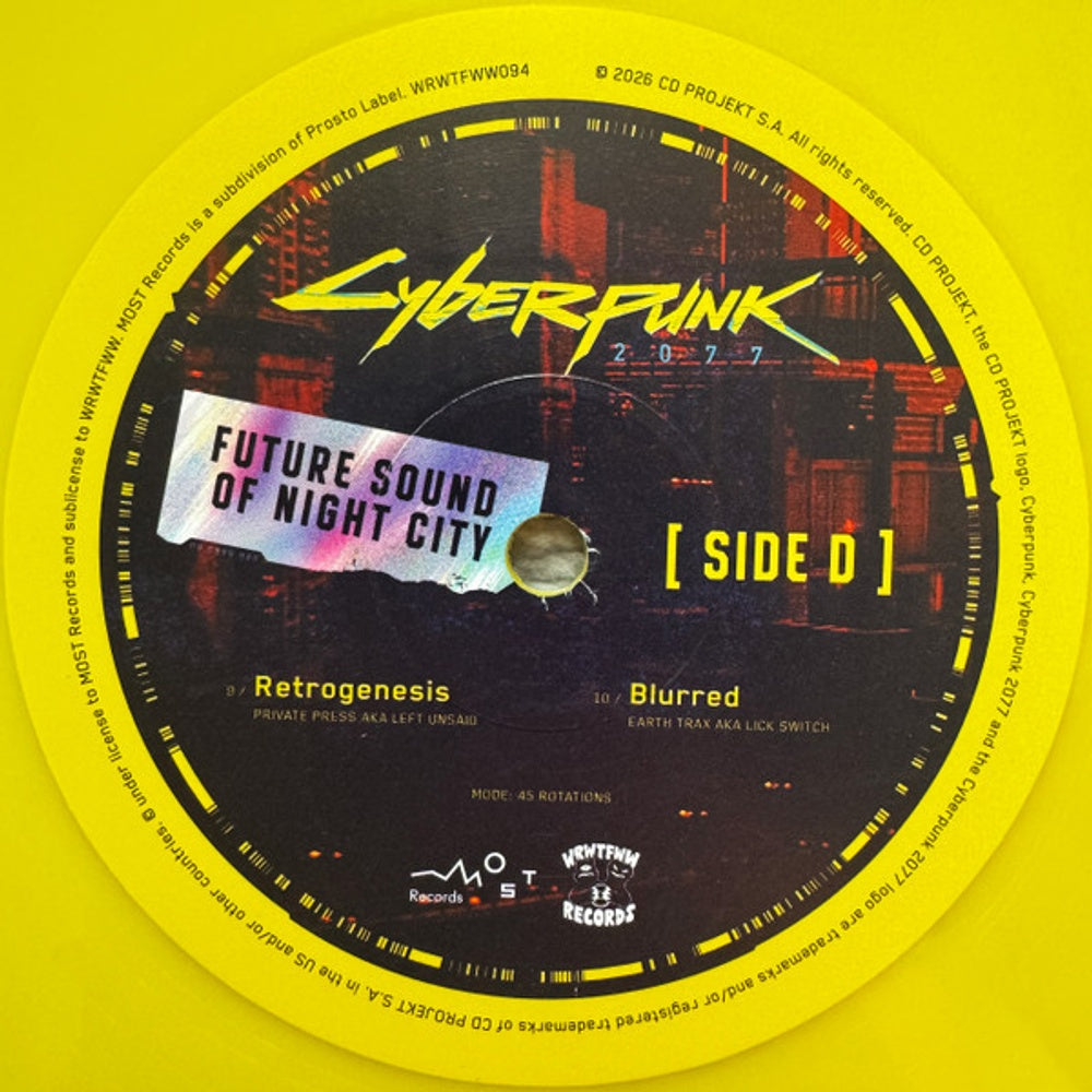 Various Artists – Cyberpunk 2077: Future Sound of Night City (3-LP Vinyl) Vinyl Record