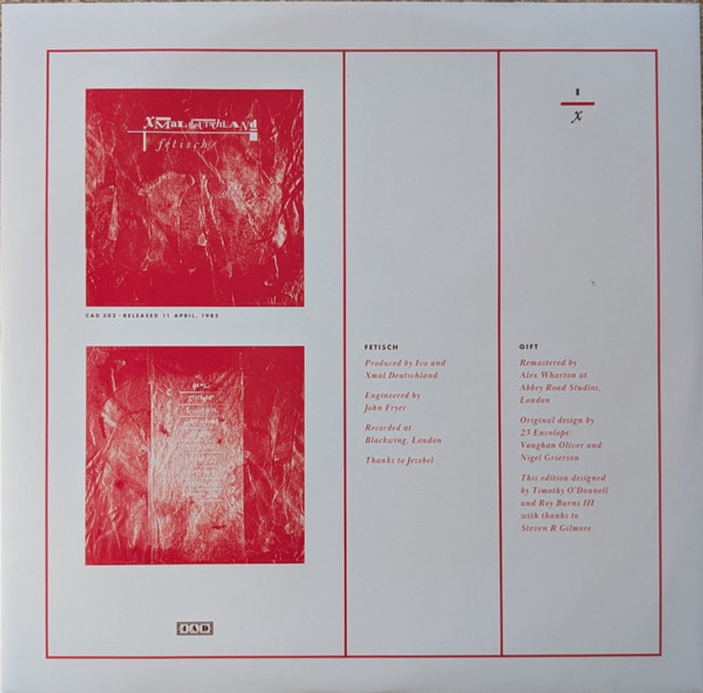 Xmal Deutschland – Gift The 4AD Years (3-LP Vinyl) Vinyl Record