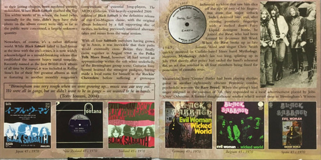 Black Sabbath – Black Sabbath Music CD