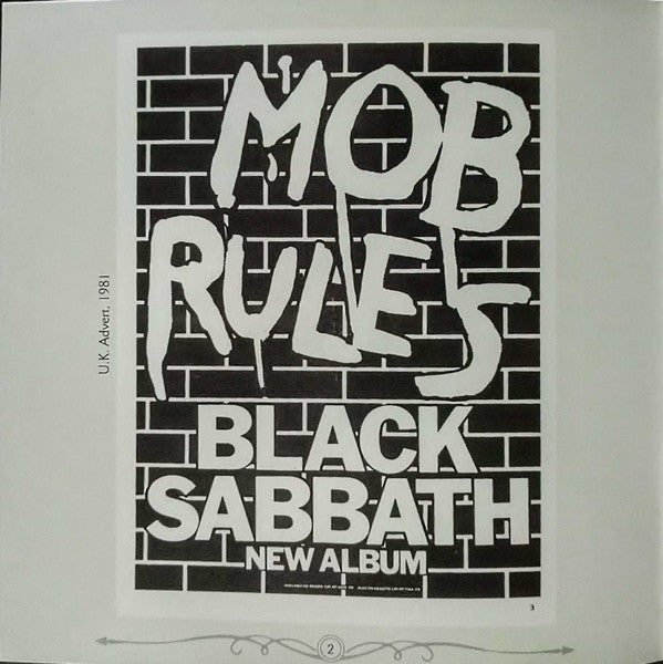 Black Sabbath – Mob Rules: Deluxe Edition (2-LP Vinyl) Vinyl Record