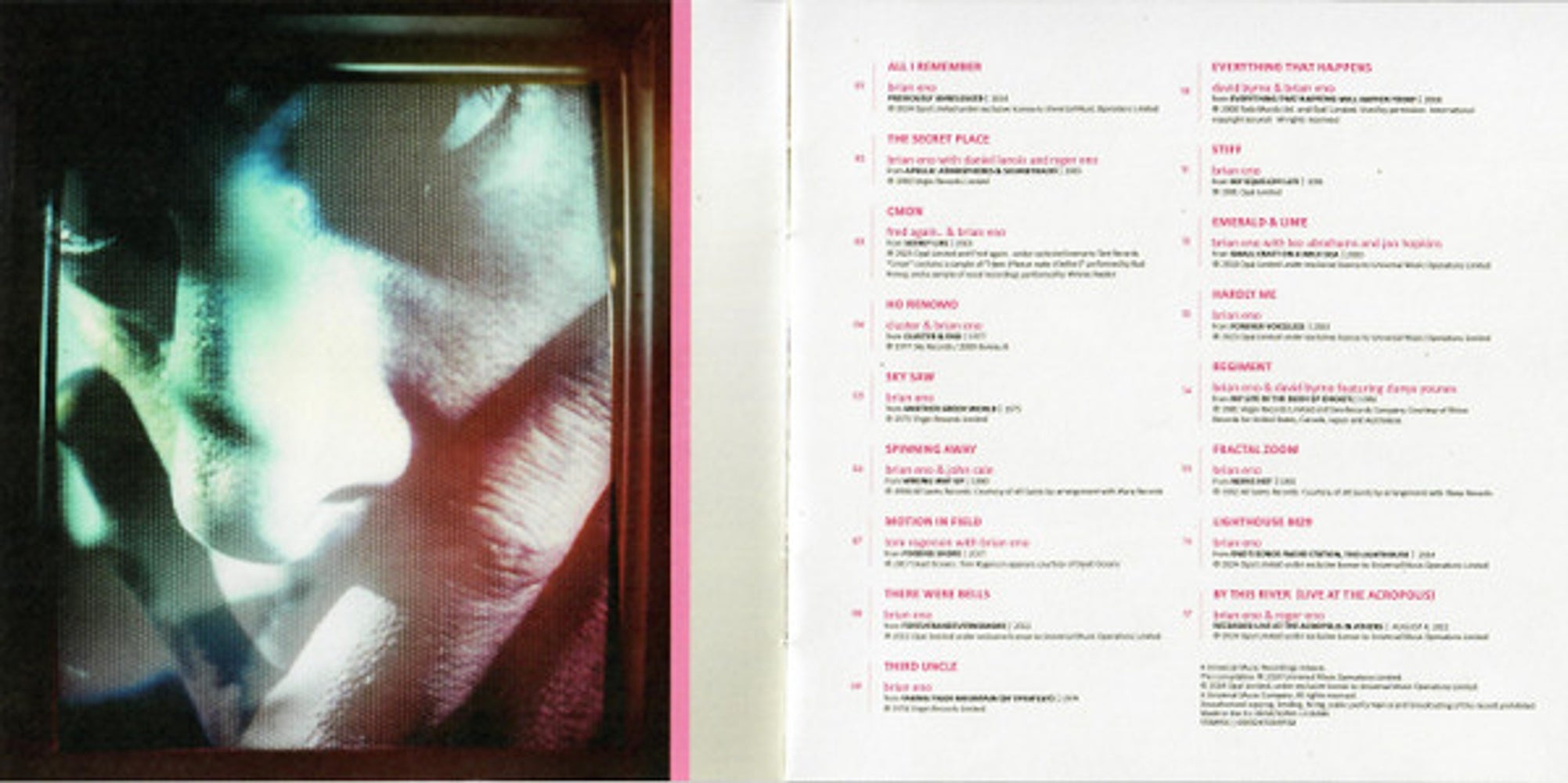 Eno - Original Motion Picture Soundtrack Music CD