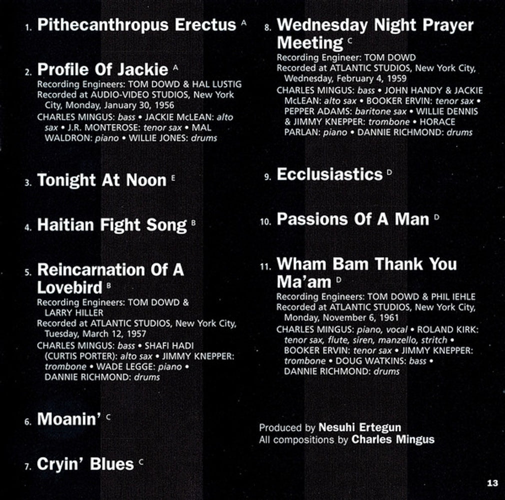Charles Mingus – Very Best of Charles Mingus Music CD