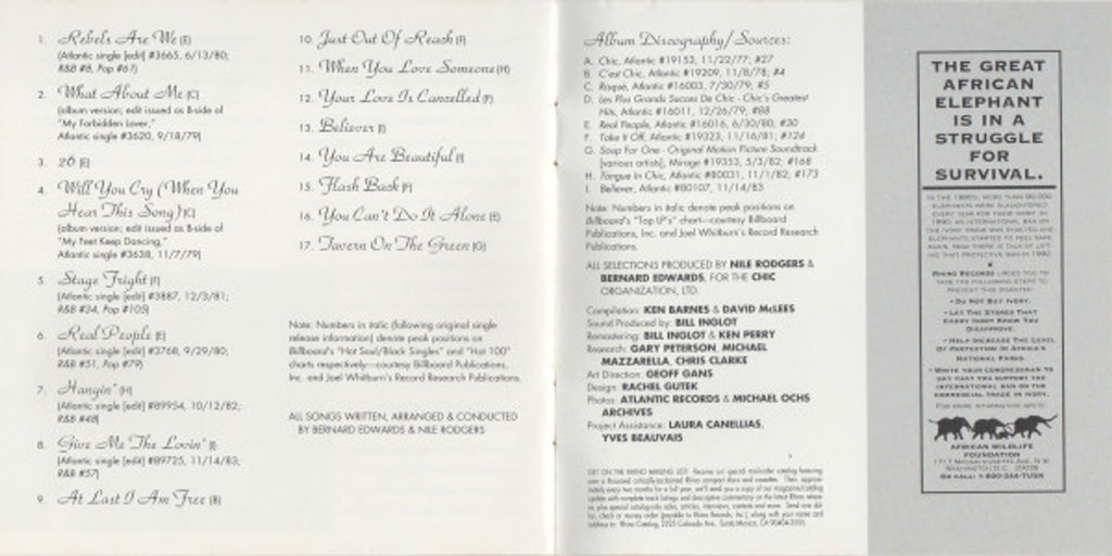 Chic – Best of Chic 2 Music CD