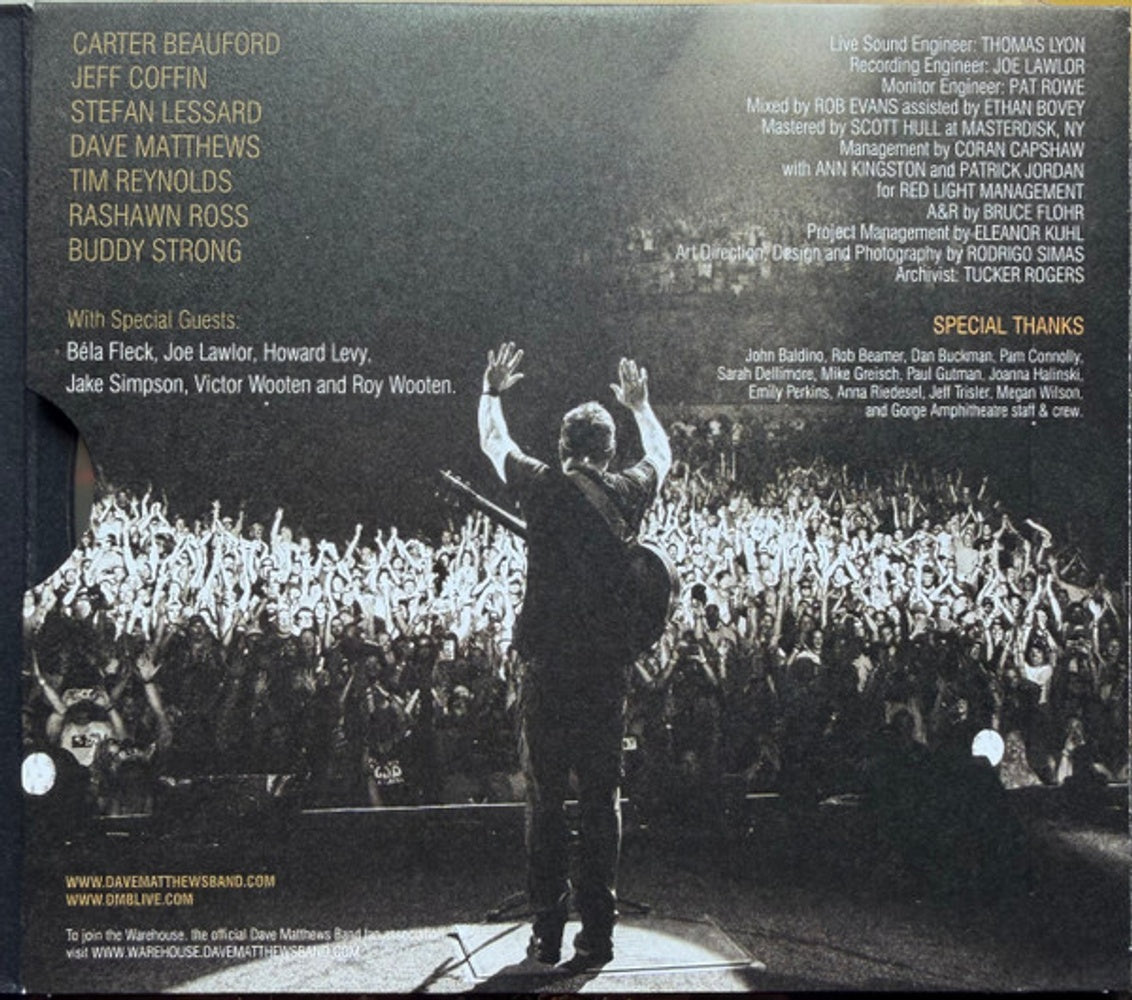 Dave Matthews – Take Me Back / Live From the Gorge (3-CD) Music CD
