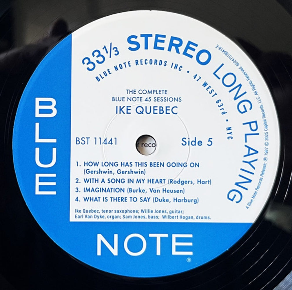 Ike Quebec – Complete 45 Sessions (3-LP Vinyl) Vinyl Record