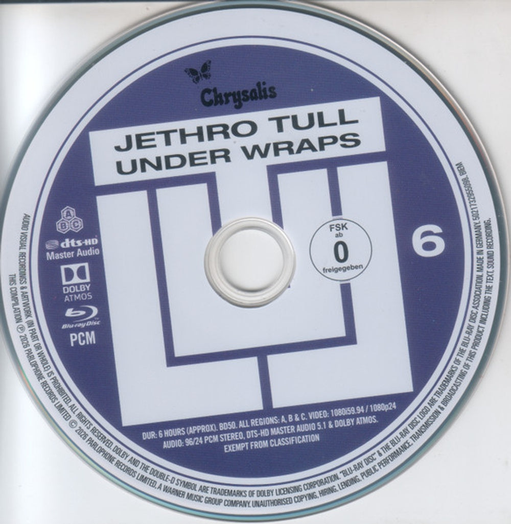 Jethro Tull – Under Wraps (5-CD & Blu-ray) Music CD