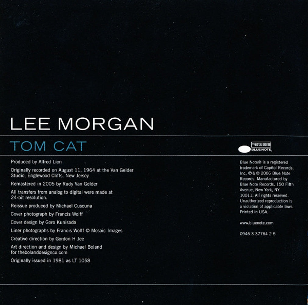 Lee Morgan – Tom Cat Music CD