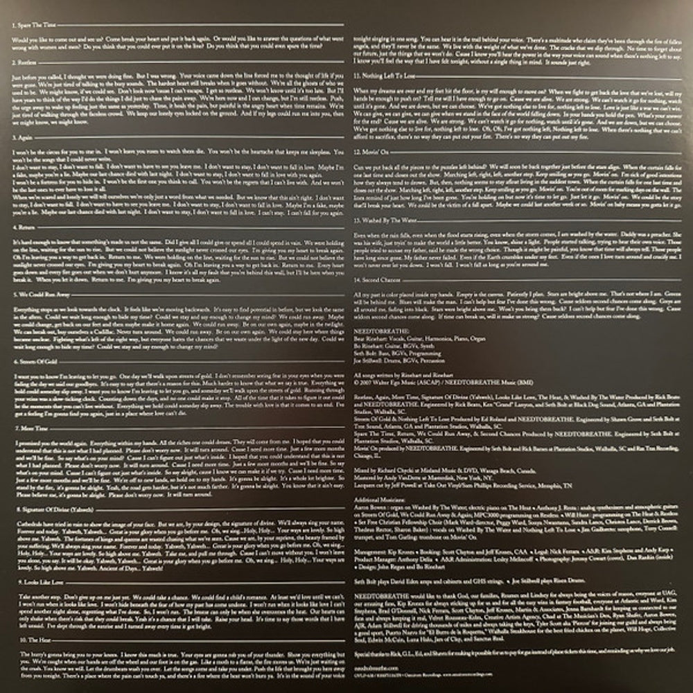 NEEDTOBREATHE – The Heat (2-LP Vinyl) Vinyl Record