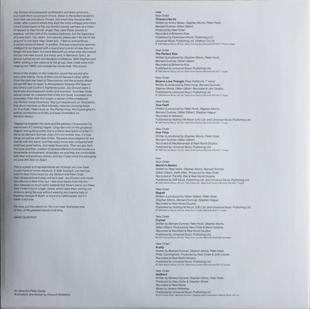 New Order / Joy Division – Total (2-LP Vinyl) Vinyl Record