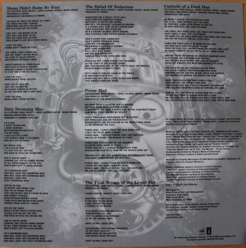 Primus – Antipop (2-LP Vinyl) Vinyl Record