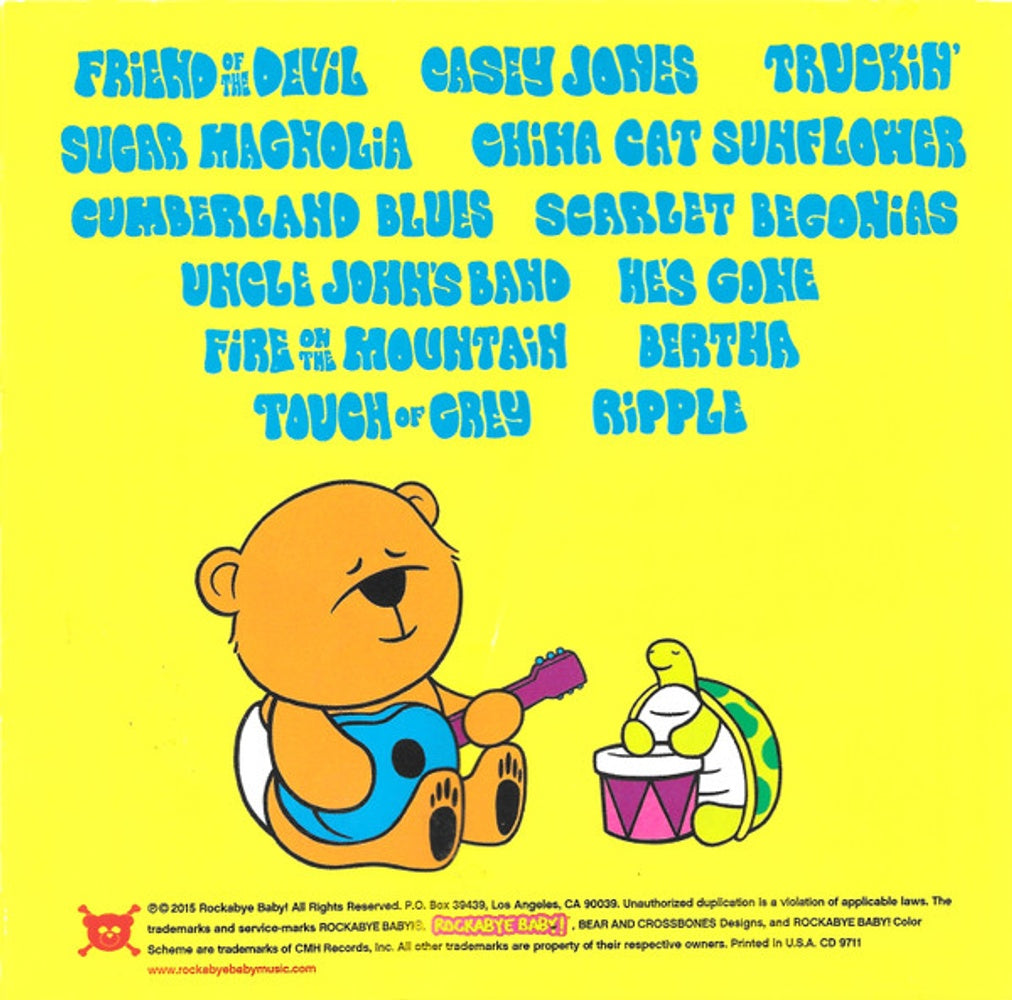 Rockabye Baby! – Lullaby Renditions of Grateful Dead Music CD