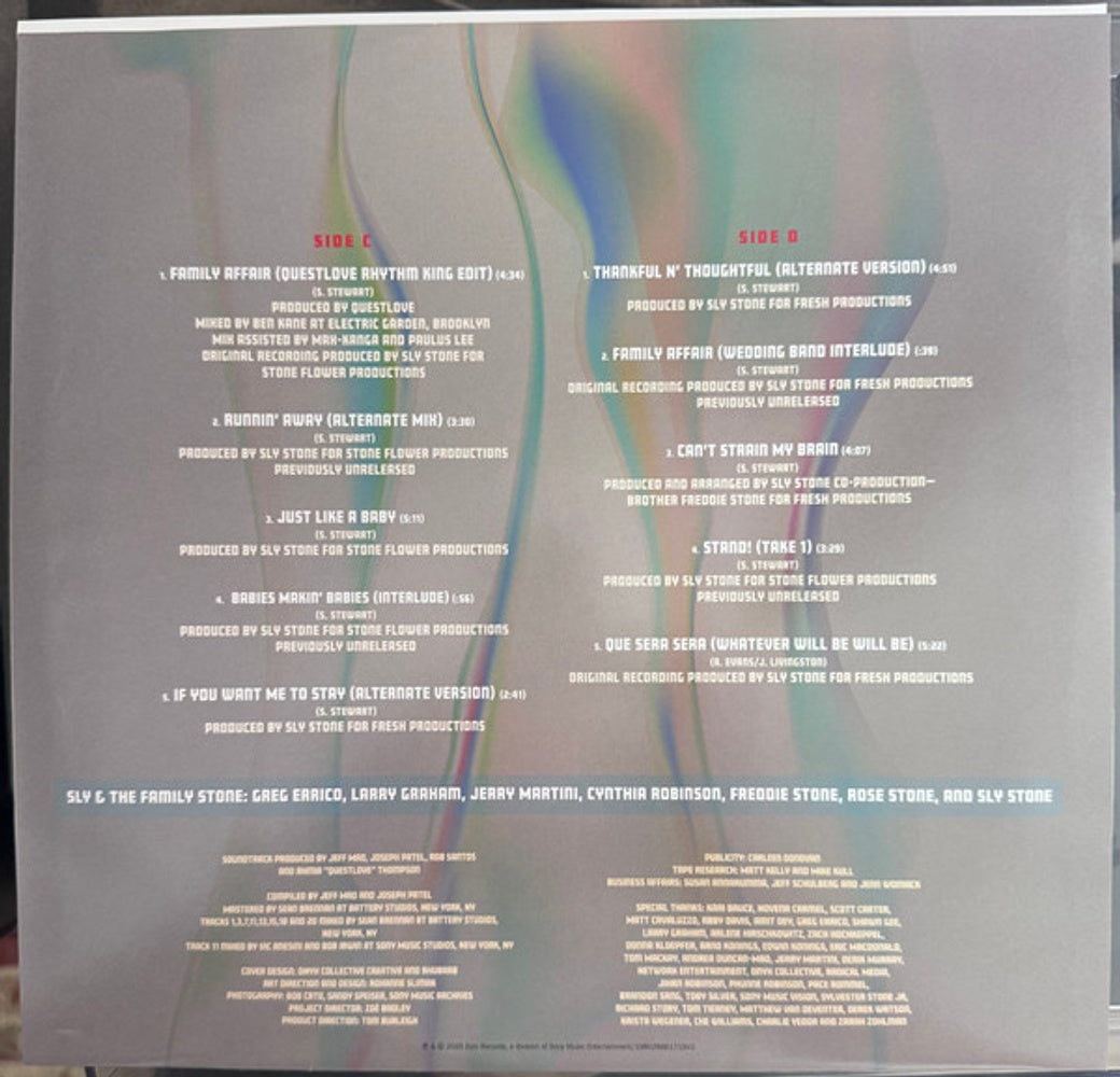 Sly & Family Stone – Sly Lives (Aka The Burden Of Black Genius) - O.S.T (2-LP Vinyl) Vinyl Record
