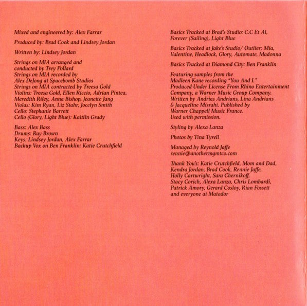 Snail Mail – Valentine Music CD