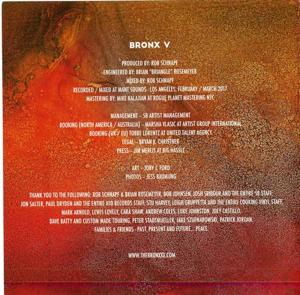 The Bronx – The Bronx V Music CD