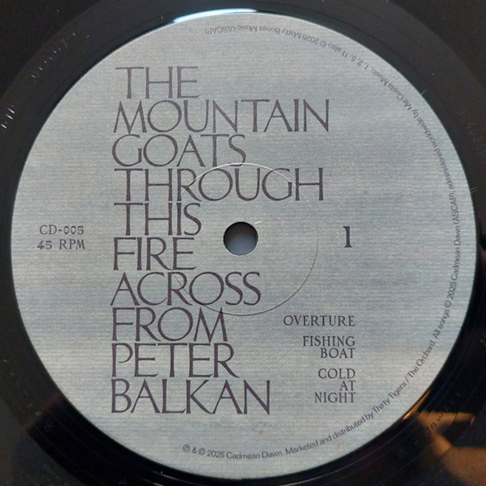 The Mountain Goats – Through This Fire Across from Peter Balkan (2-LP Vinyl) Vinyl Record