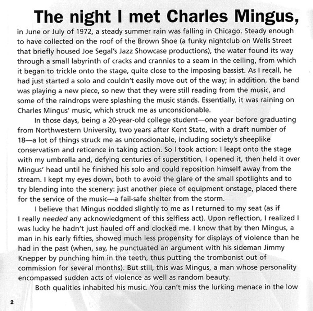 Charles Mingus – Very Best of Charles Mingus Music CD