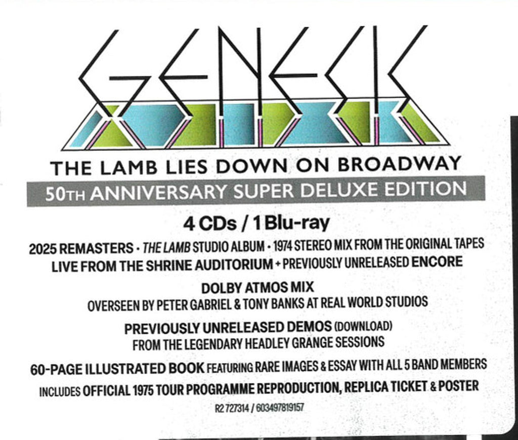 Genesis – Lamb Lies Down On Broadway (4-CD & Blu-ray) Music CD