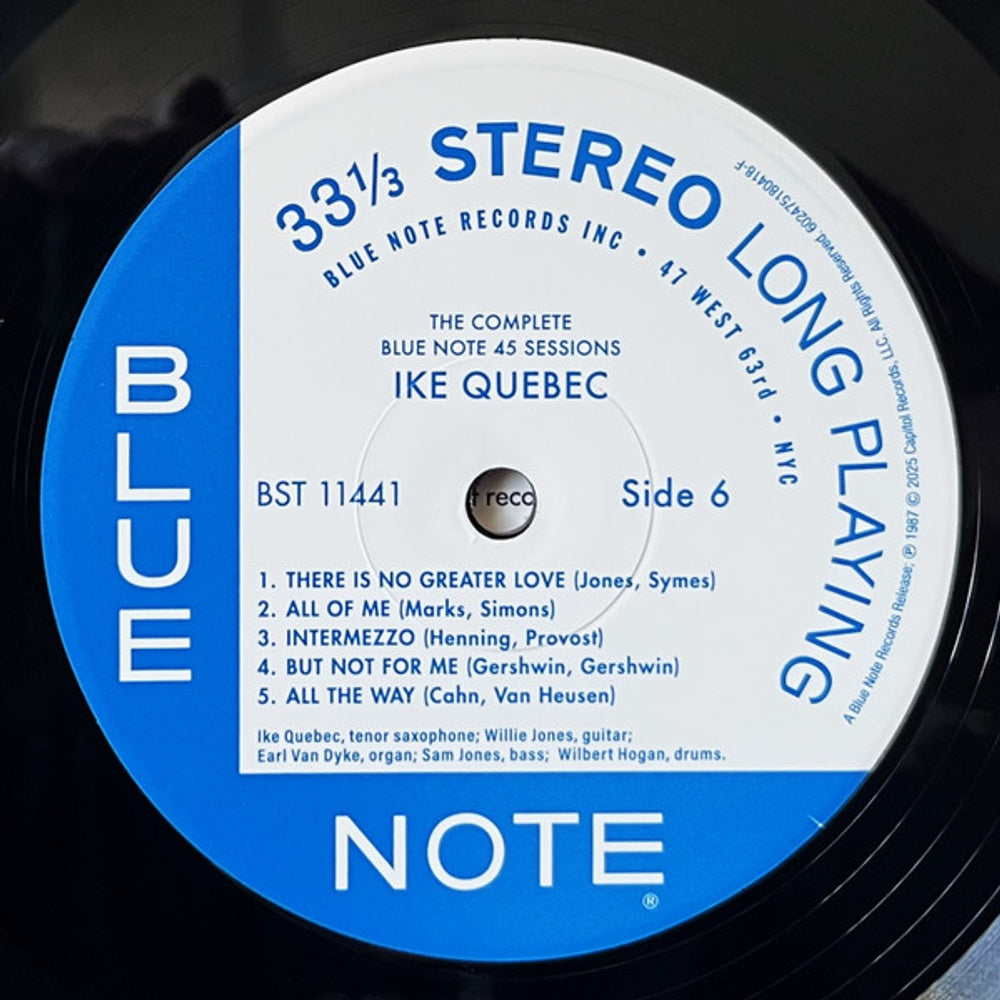 Ike Quebec – Complete 45 Sessions (3-LP Vinyl) Vinyl Record