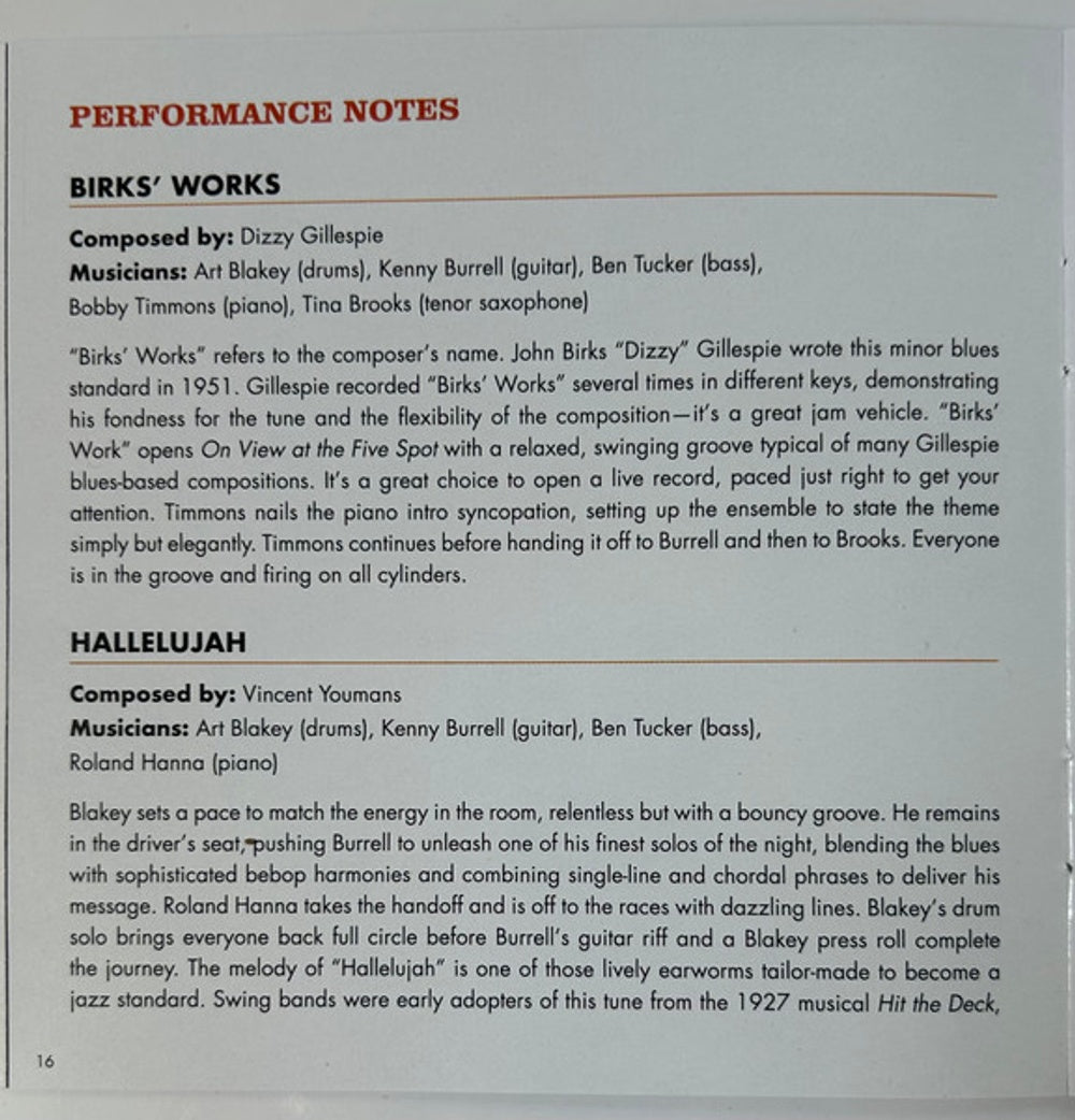 Kenny Burrell / Blakey,Art – On View At The Five Spot Cafe: Complete Masters (2-CD) Music CD