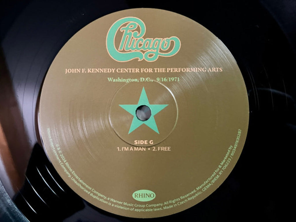 Chicago – At The John F. Kennedy Center For The Performing Arts (3-LP Vinyl) Vinyl Record