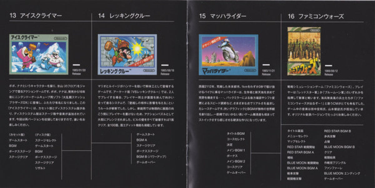Nintendo Famicom - Original Soundtrack Music CD