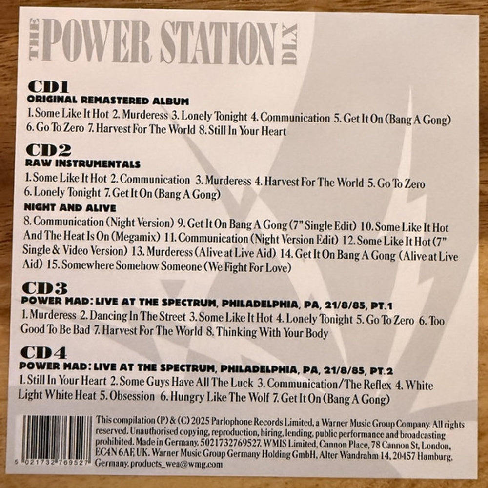 Power Station – The Power Station (4-CD) Music CD