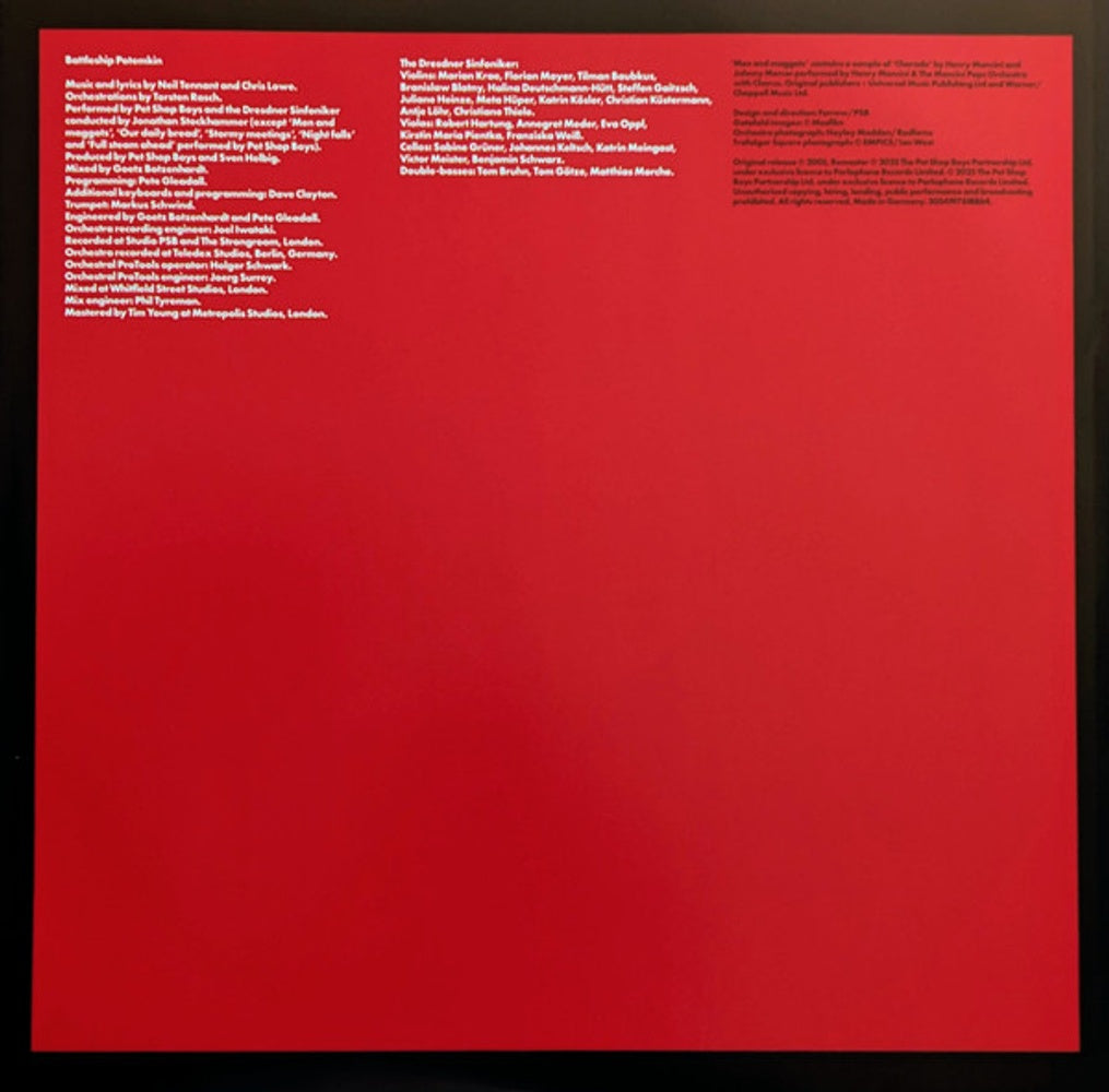 Tennant / Lowe – Battleship Potemkin (2-LP Vinyl) Vinyl Record