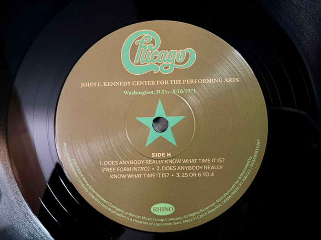 Chicago – At The John F. Kennedy Center For The Performing Arts (3-LP Vinyl) Vinyl Record