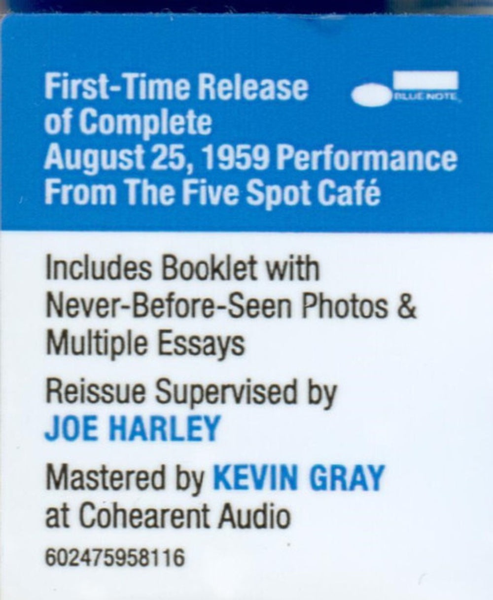 Kenny Burrell / Blakey,Art – On View At The Five Spot Cafe: Complete Masters (2-CD) Music CD