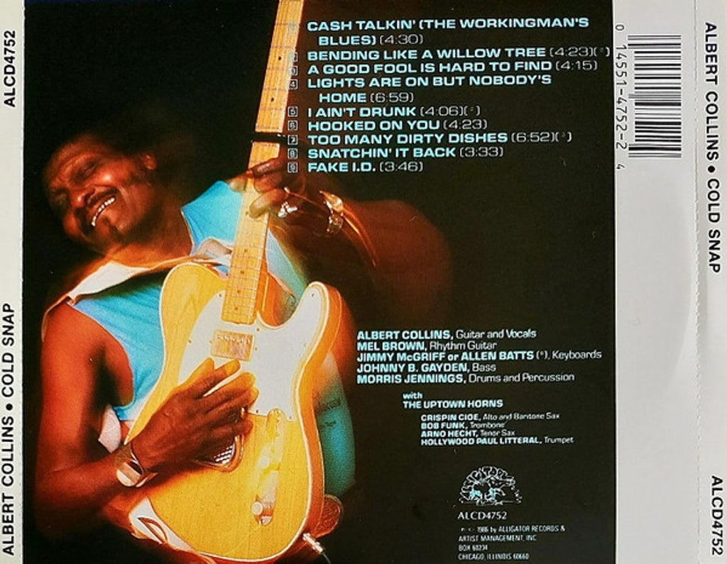 Albert Collins – Cold Snap Music CD