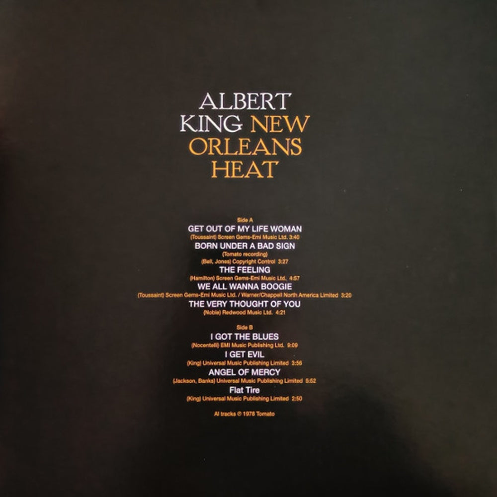 Albert King – New Orleans Heat (LP Vinyl) Vinyl Record