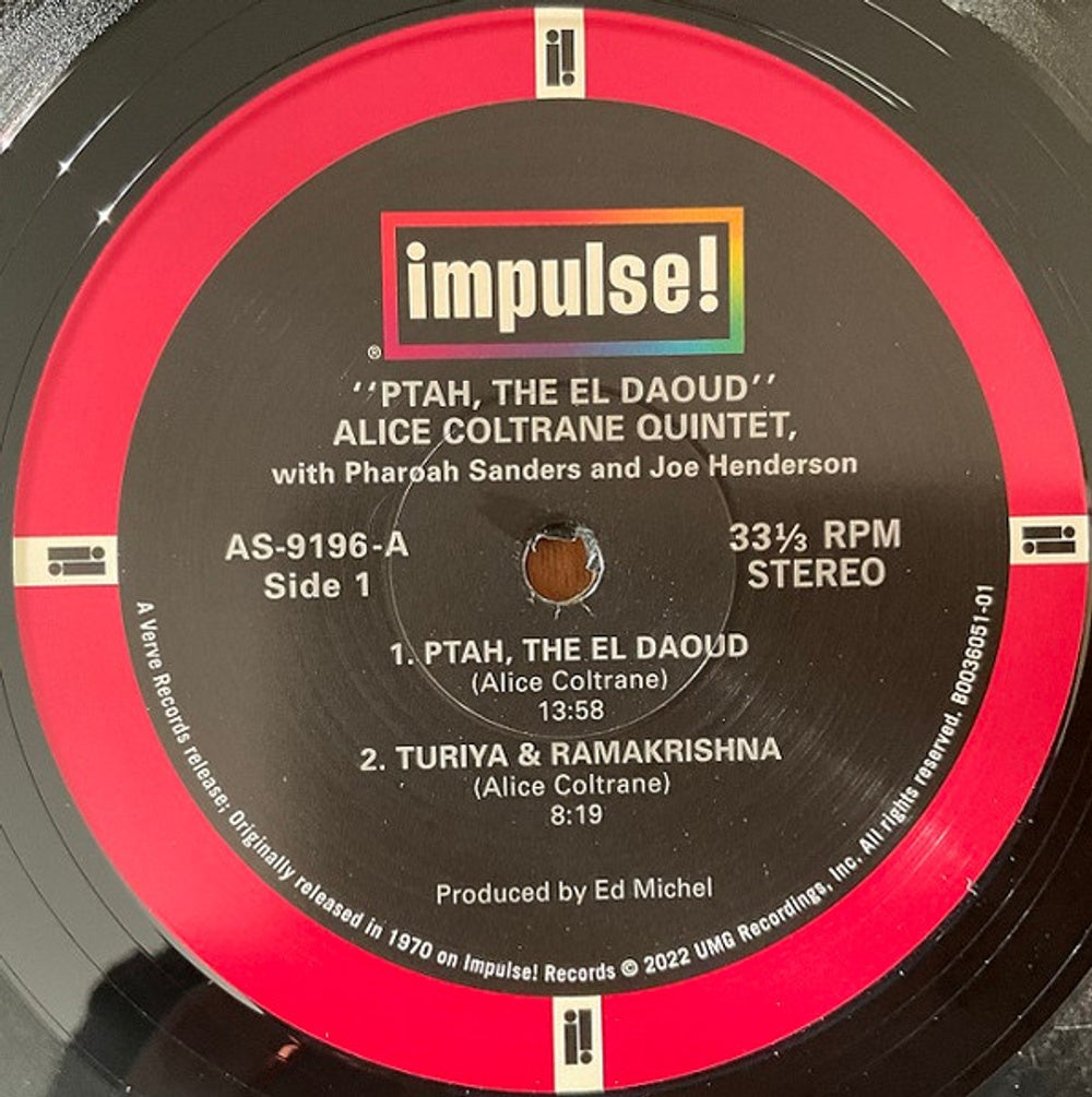 Alice Coltrane – Ptah The El Daoud (LP Vinyl) Vinyl Record
