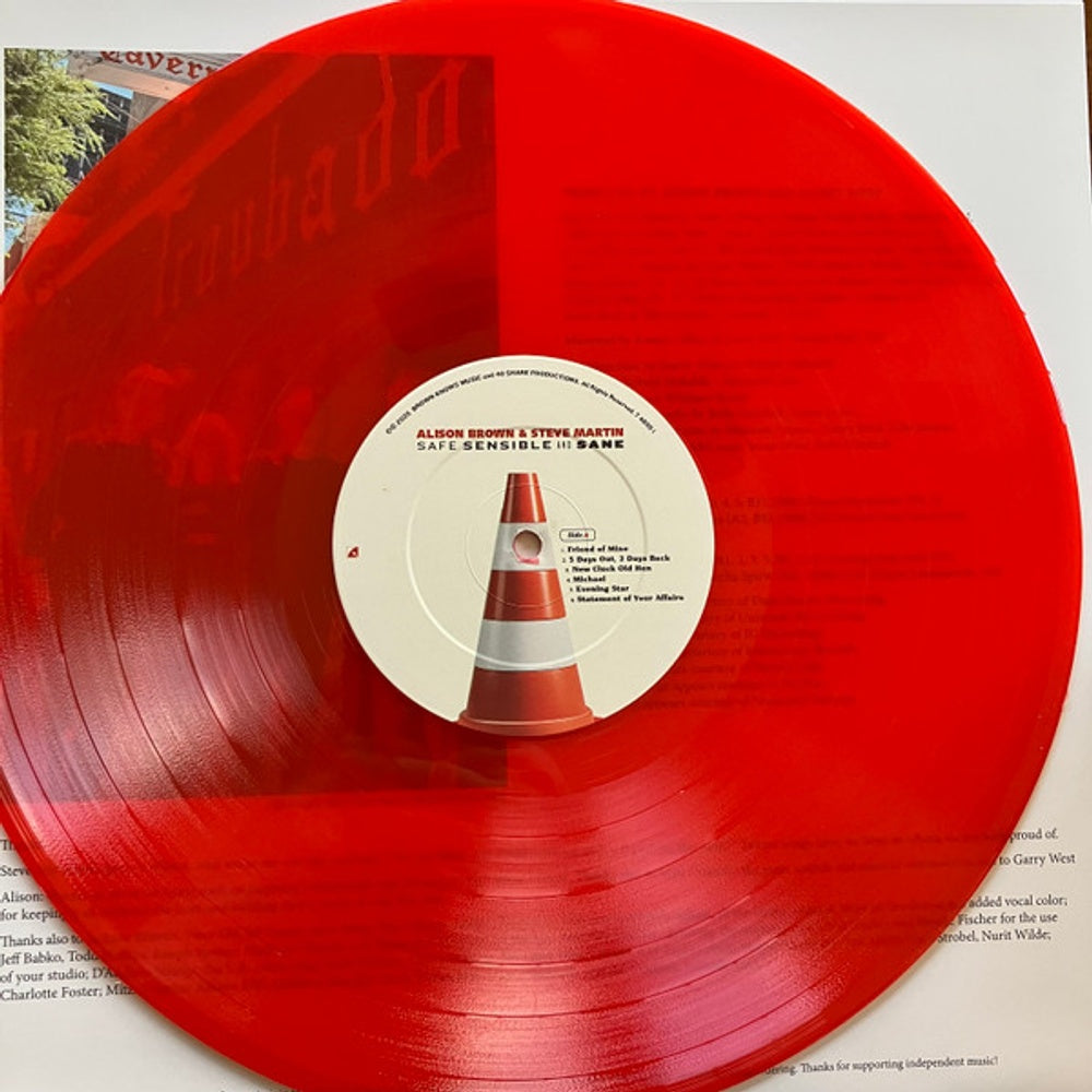 Alison Brown & Steve Martin – Safe Sensible & Sane (Red 2-LP Vinyl) Vinyl Record