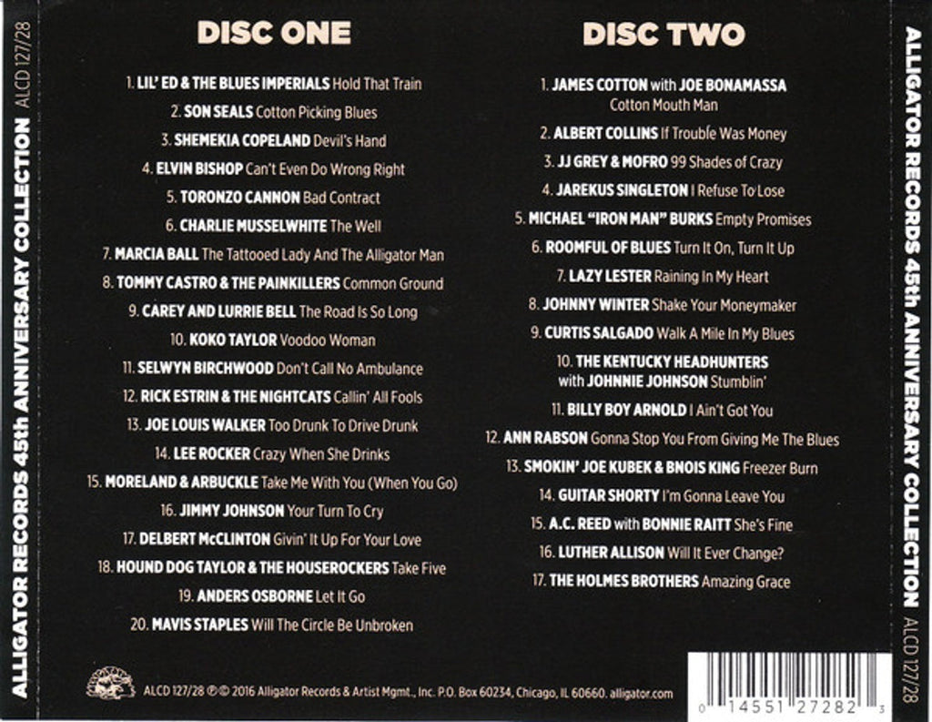 Alligator Records - 45th Anniversary Collection (2-CD) Music CD