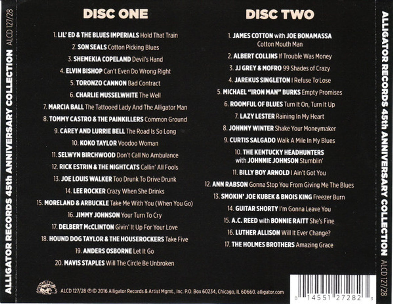 Alligator Records - 45th Anniversary Collection (2-CD) Music CD