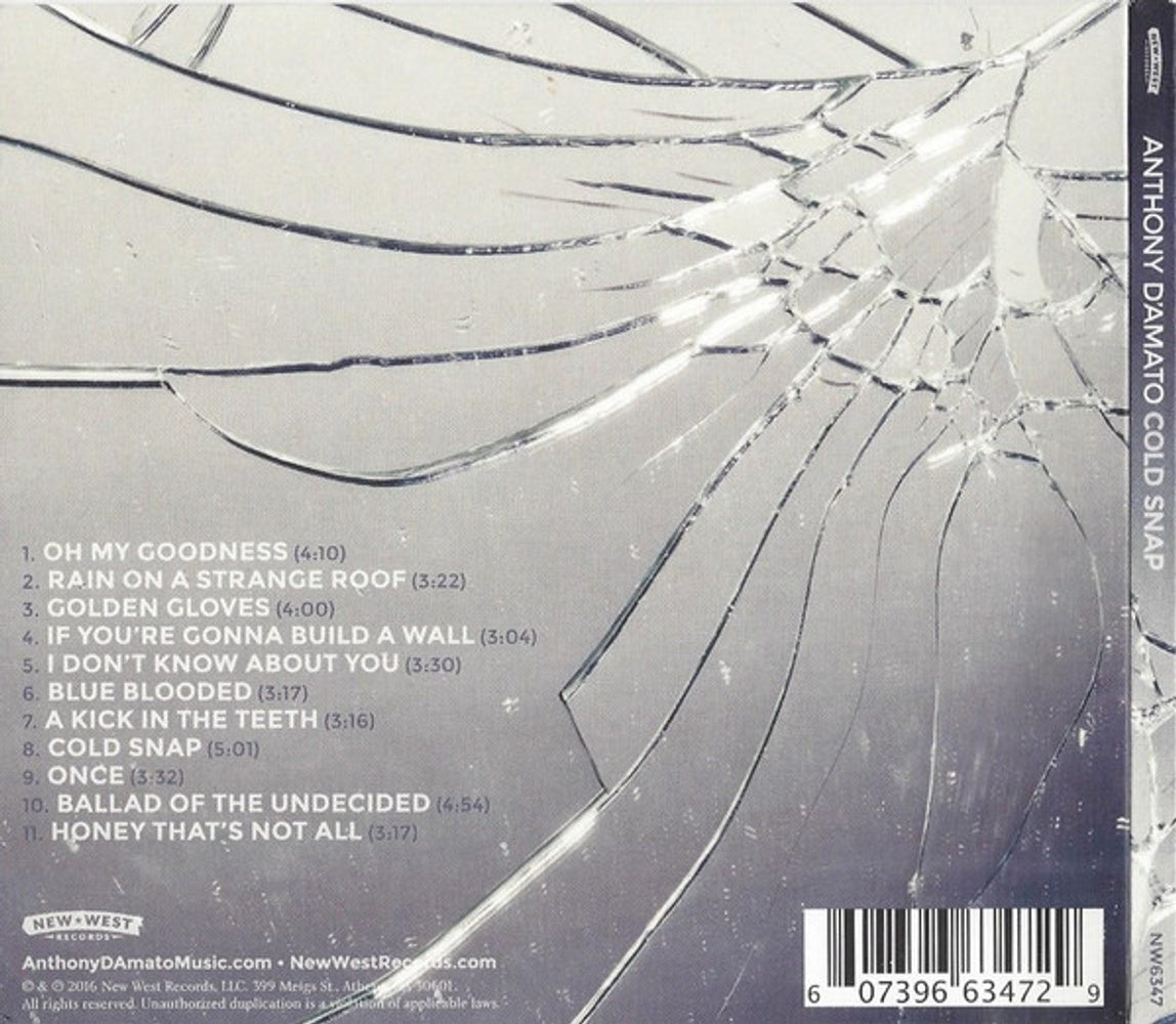 Anthony D'amato – Cold Snap Music CD