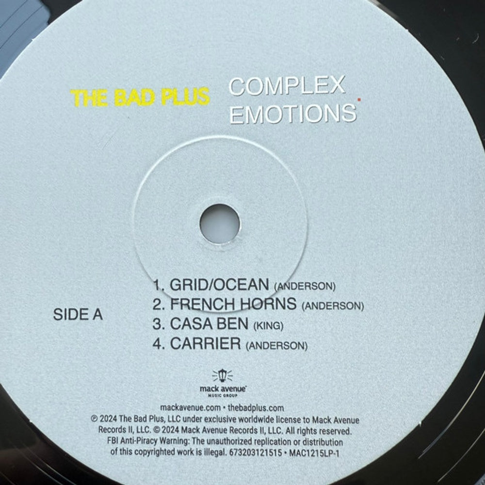 The Bad Plus – Complex Emotions (LP Vinyl) Vinyl Record