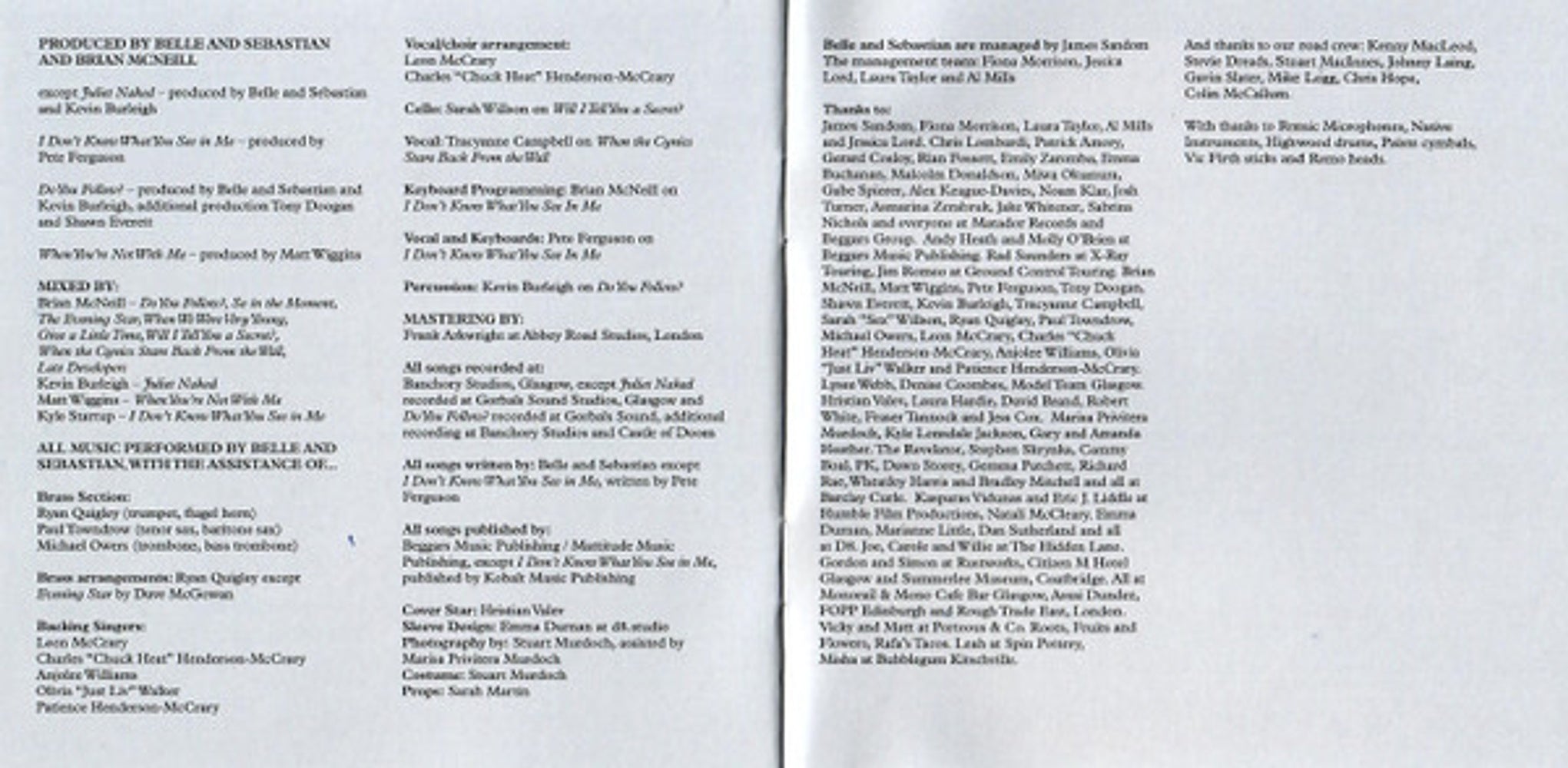 Belle And Sebastian – Late Developers Music CD