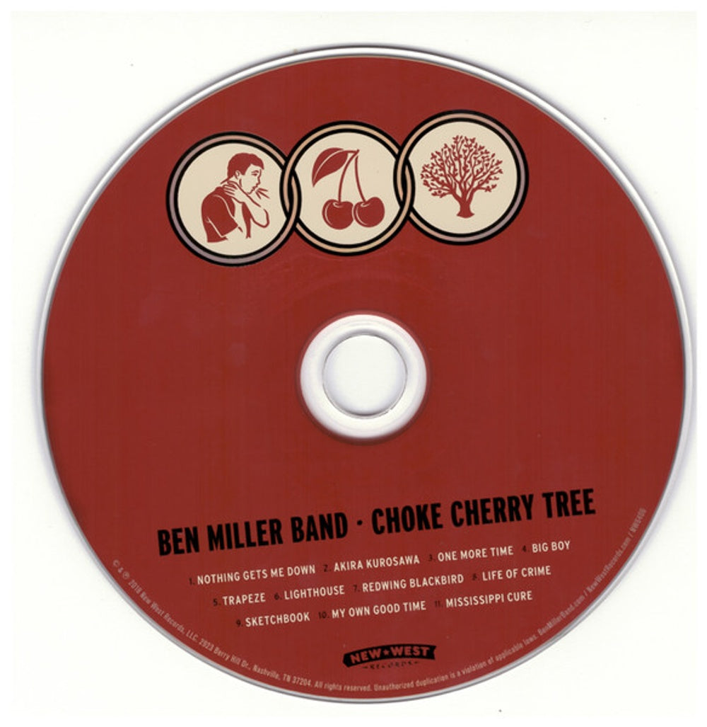 Ben Miller Band – Choke Cherry Tree Music CD