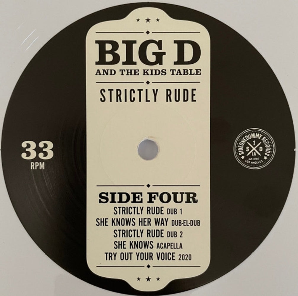 Big D and The Kids Table – Strictly Rude (2-LP Vinyl) Vinyl Record