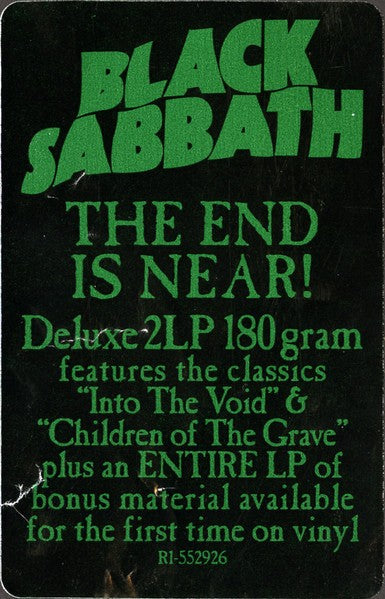 Black Sabbath – Master Of Reality: Deluxe Edition (2-LP Vinyl) Vinyl Record