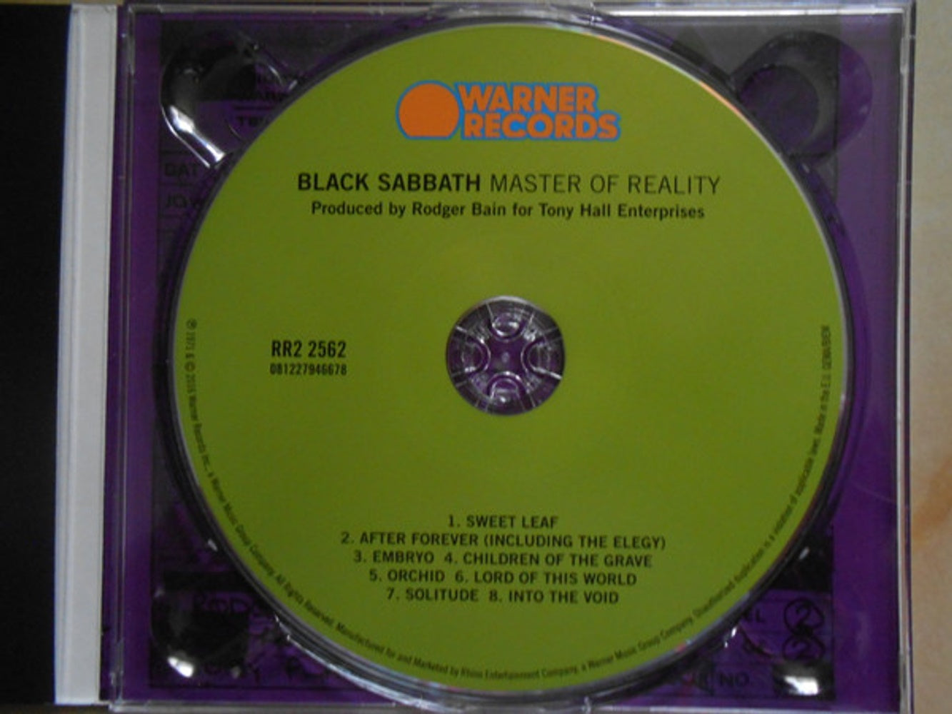 Black Sabbath – Master Of Reality Music CD