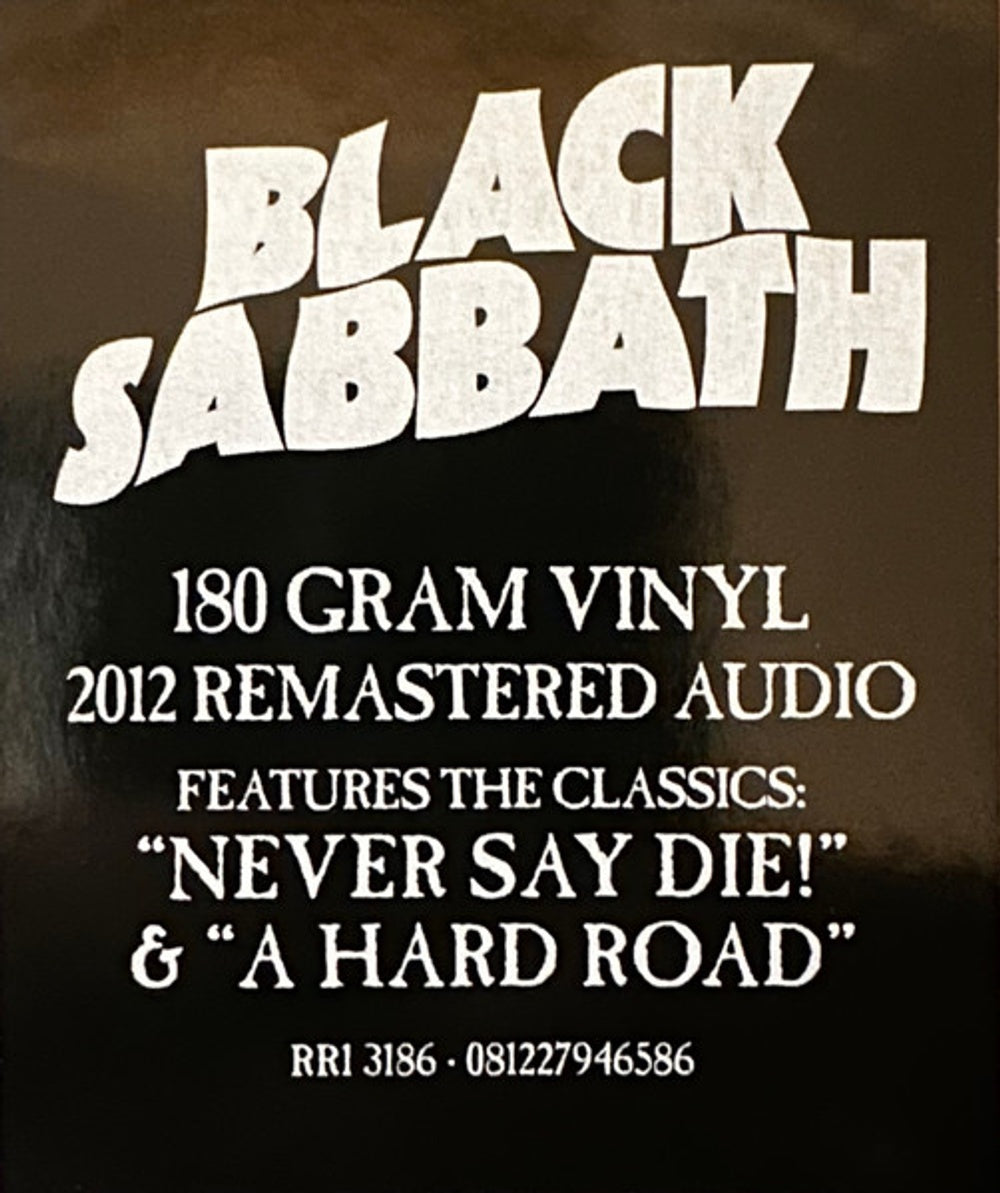 Black Sabbath – Never Say Die! (LP Vinyl) Vinyl Record